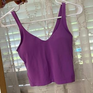 🍋Luluelemon Align Tank (Cropped) Purple